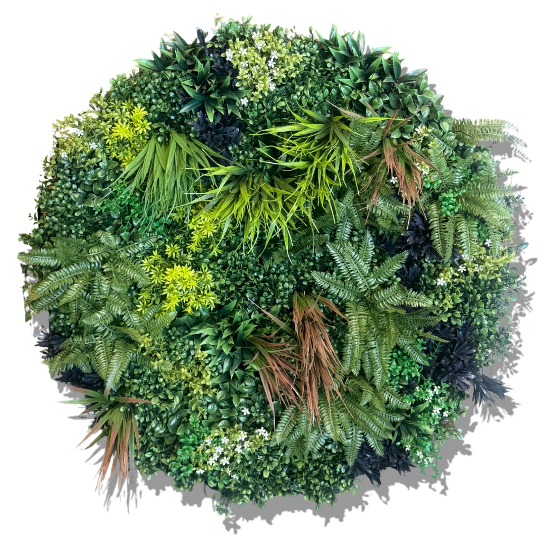 tropical artificial garden wall disc