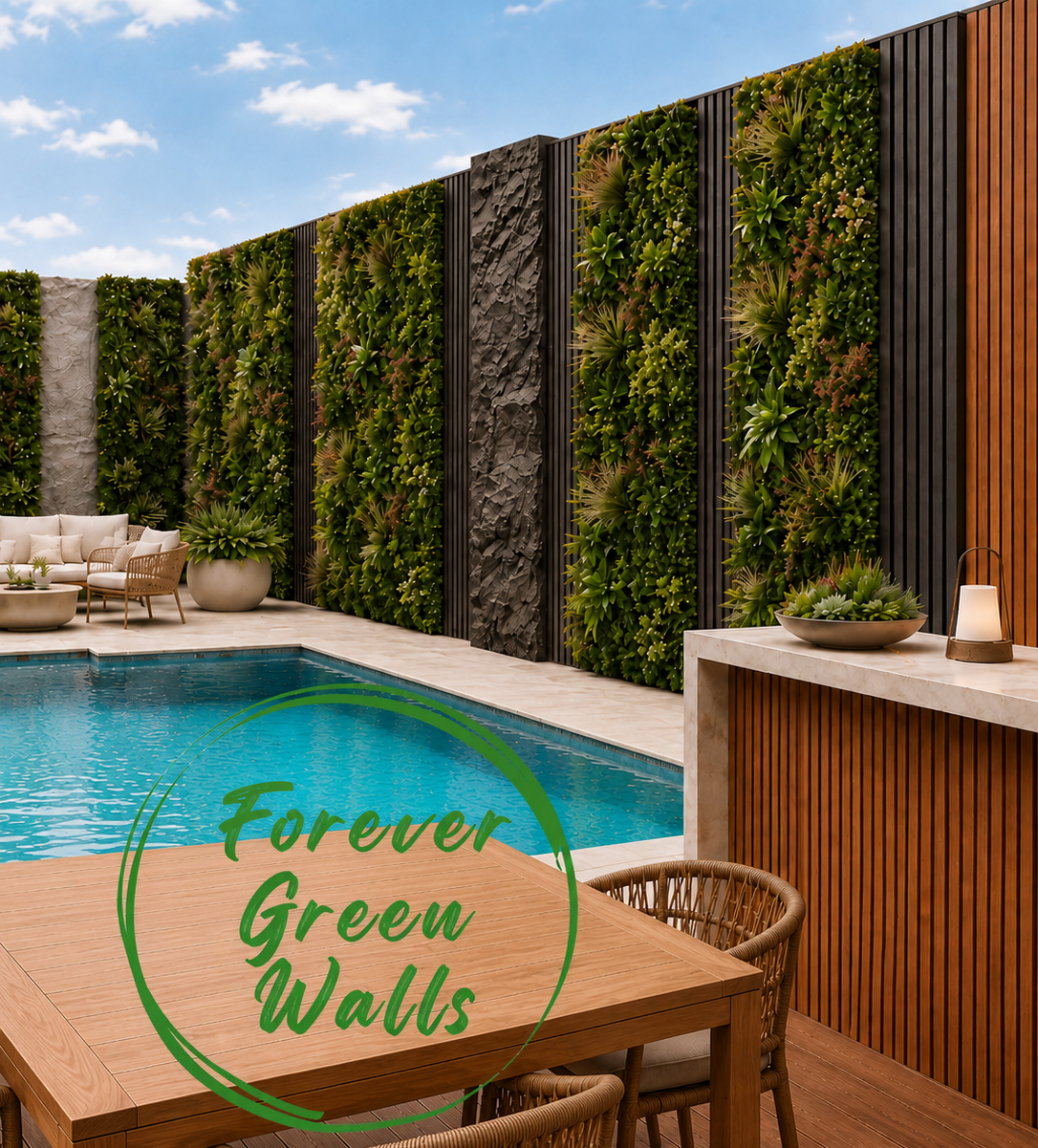 stone wall fake plant wall cladding