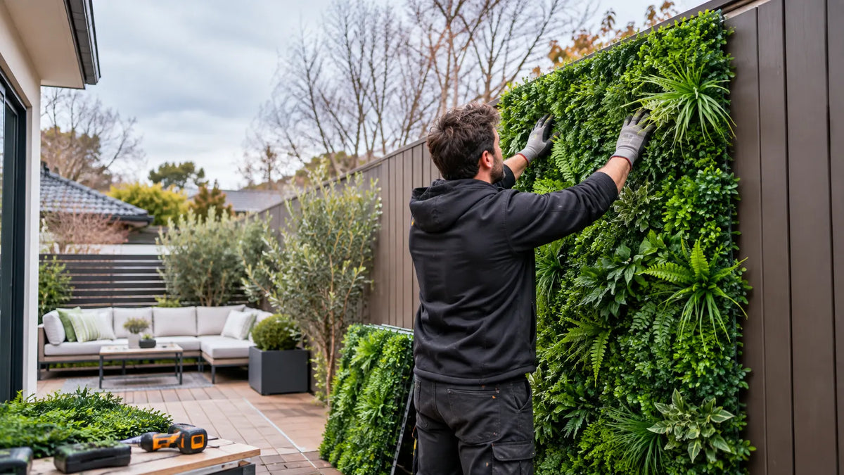 Why Winter Is the Best Time to Install an Artificial Green Wall